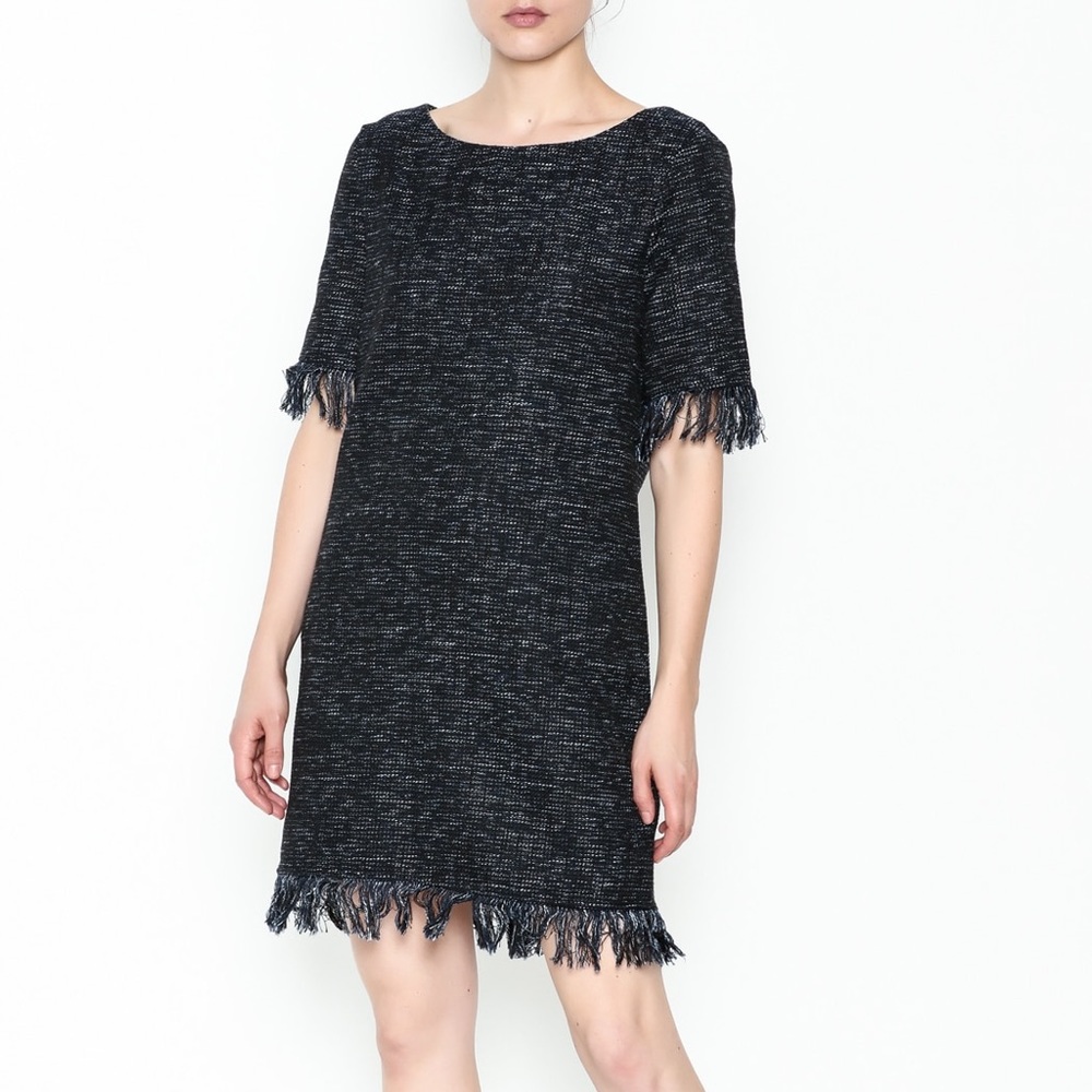 NWT Cupcakes and Cashmere Sherry Fringe Dress - S